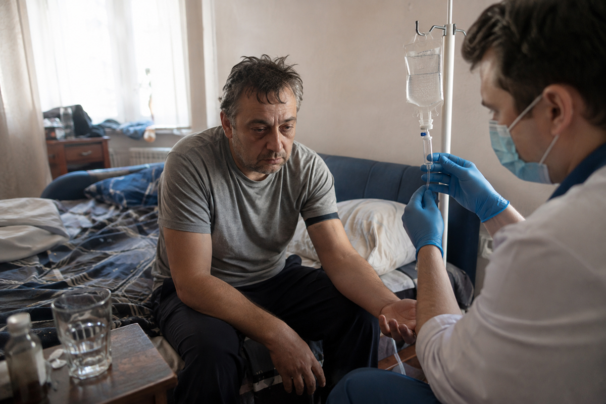 Медицинский персонал в клинике